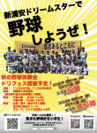 11/2(日)・3(月祝)野球体験会★ドリームフェスタ開催します！